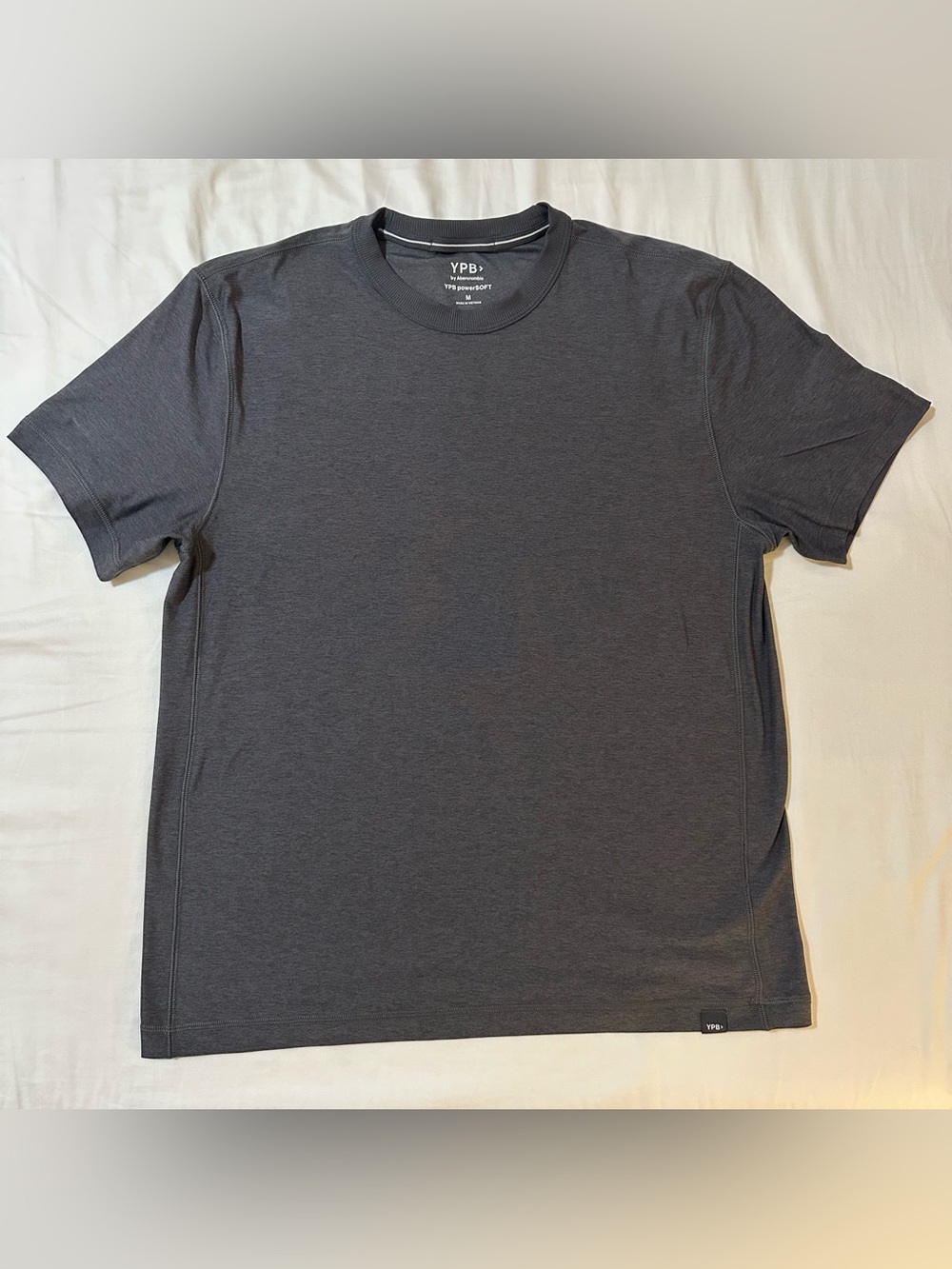 Abercrombie & Fitch Men’s Medium Dark Gray YPB powerSOFT Tee - NWOT